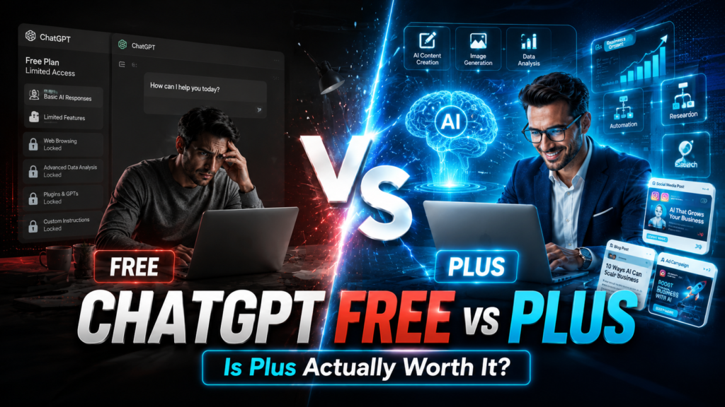 ChatGPT Free vs ChatGPT Plus