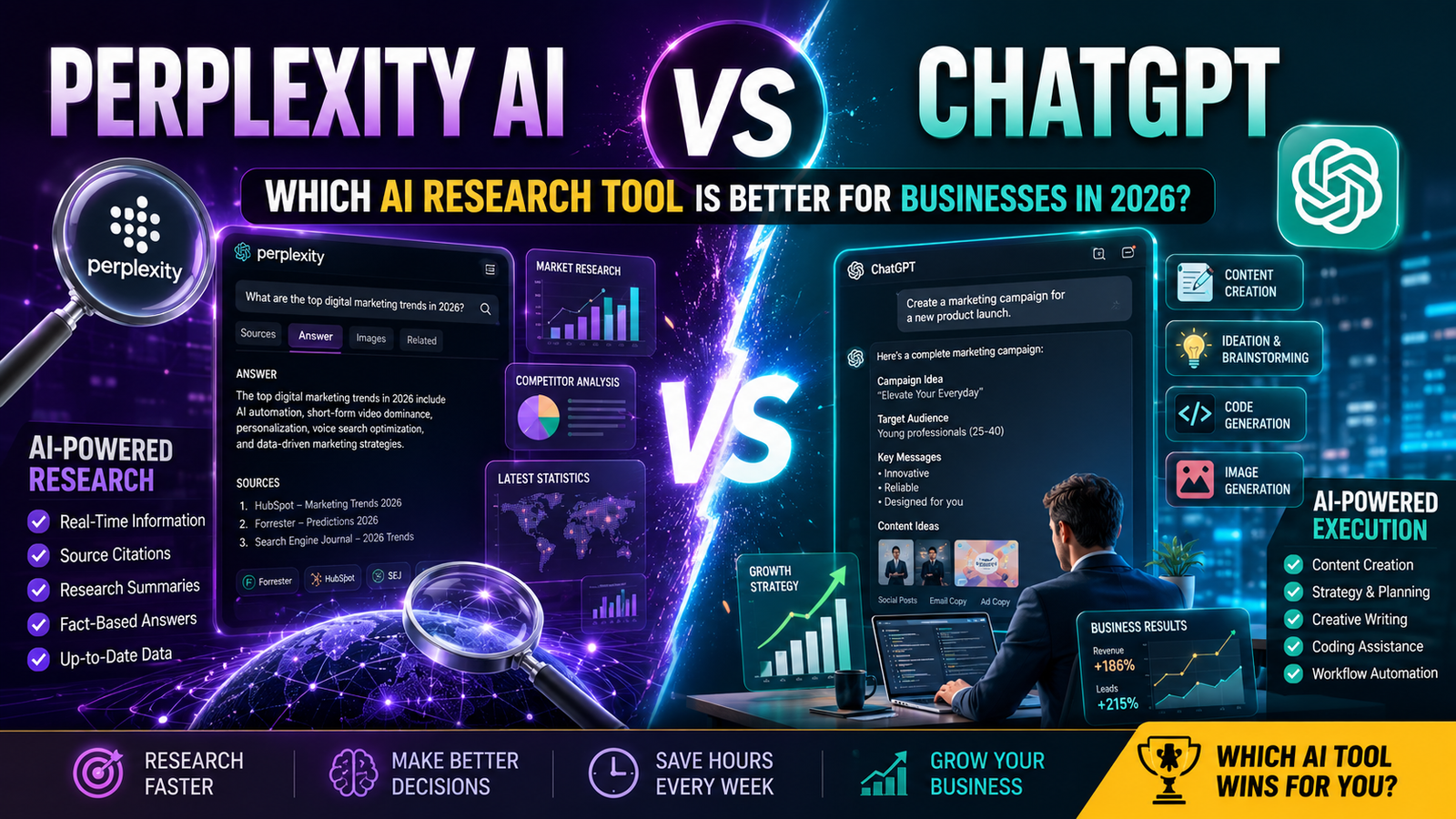 Perplexity AI vs ChatGPT