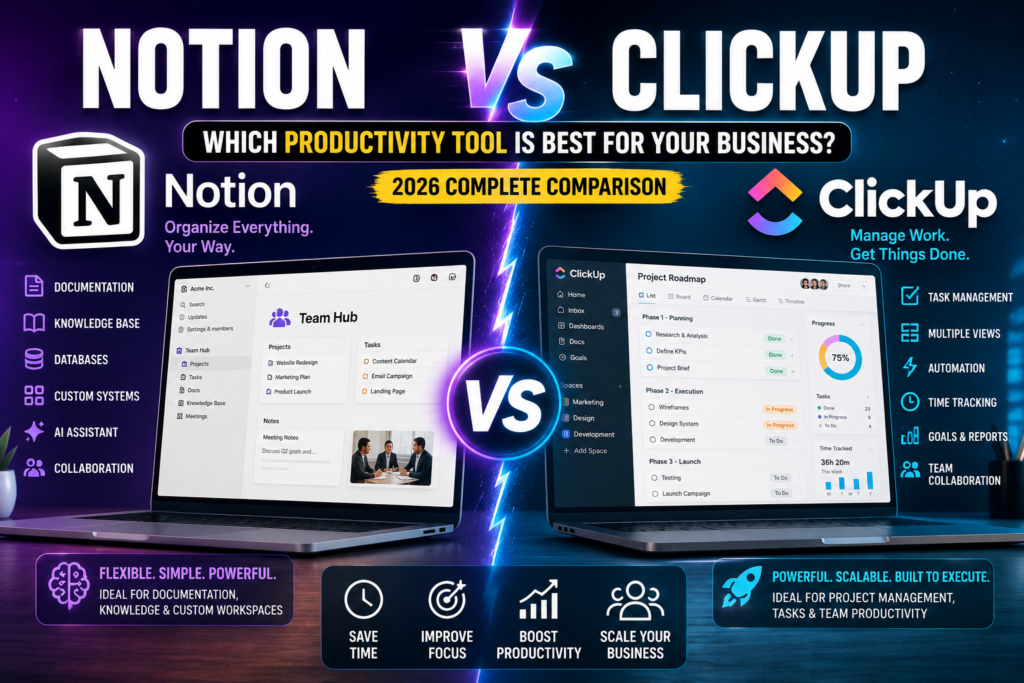 Notion vs ClickUp