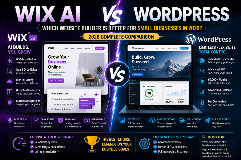 Wix AI vs WordPress
